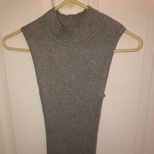 Hooked Up Turtle Neck Sleeveless Tank Size:S